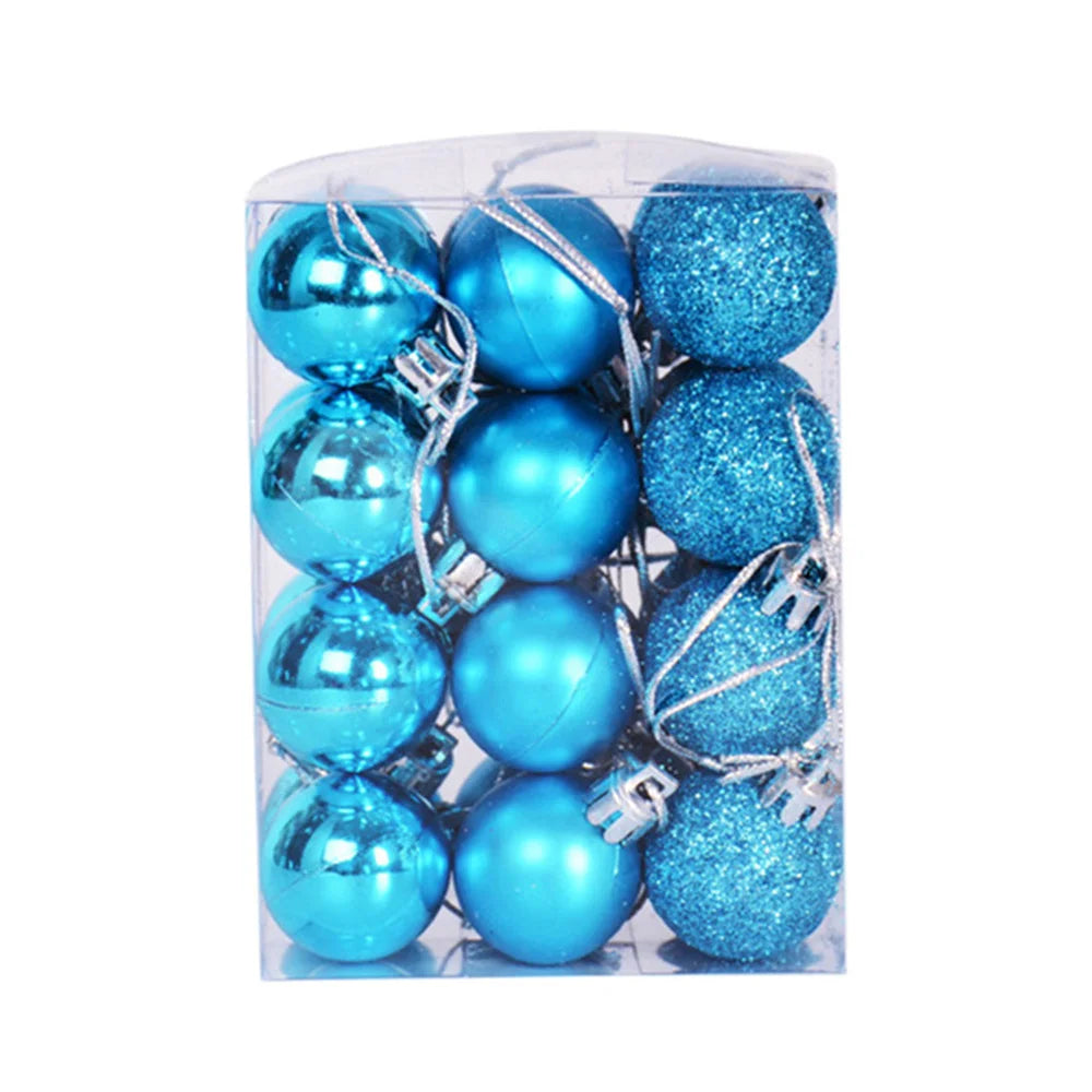 Elegant 6pcs Christmas Baubles for Festive Decor - Image 5