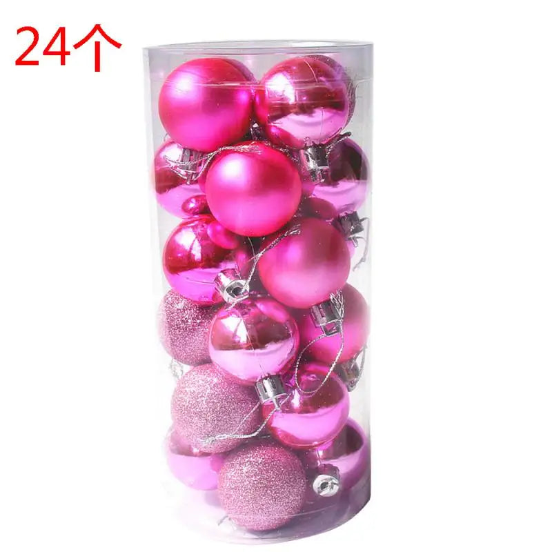 24pcs Shatterproof Christmas Ball Ornaments Set - Image 6