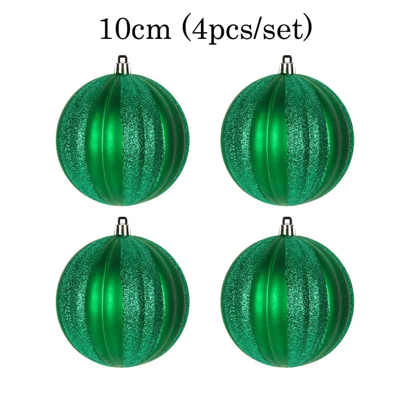 Festive PVC Christmas Tree Ornaments & Decorations - Image 15