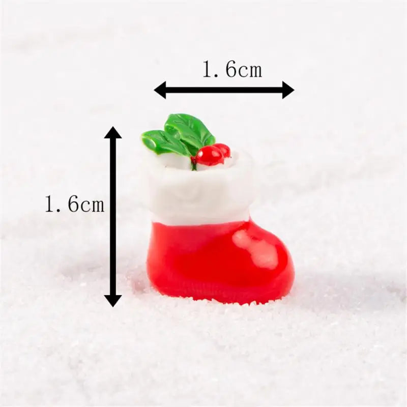Charming Christmas Resin Santa & Elk Ornaments - Image 4