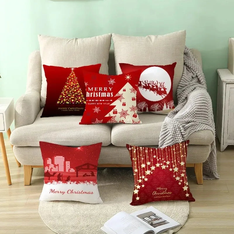 Festive Santa Claus Pillowcases for Home & Office - Image 3