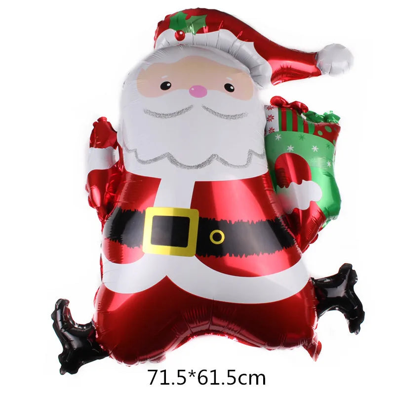 Festive Foil Balloons: Santa, Snowman & More! - Image 28