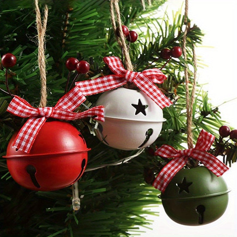 Set of 2 Jingle Bells Christmas Hanging Ornaments - Image 17