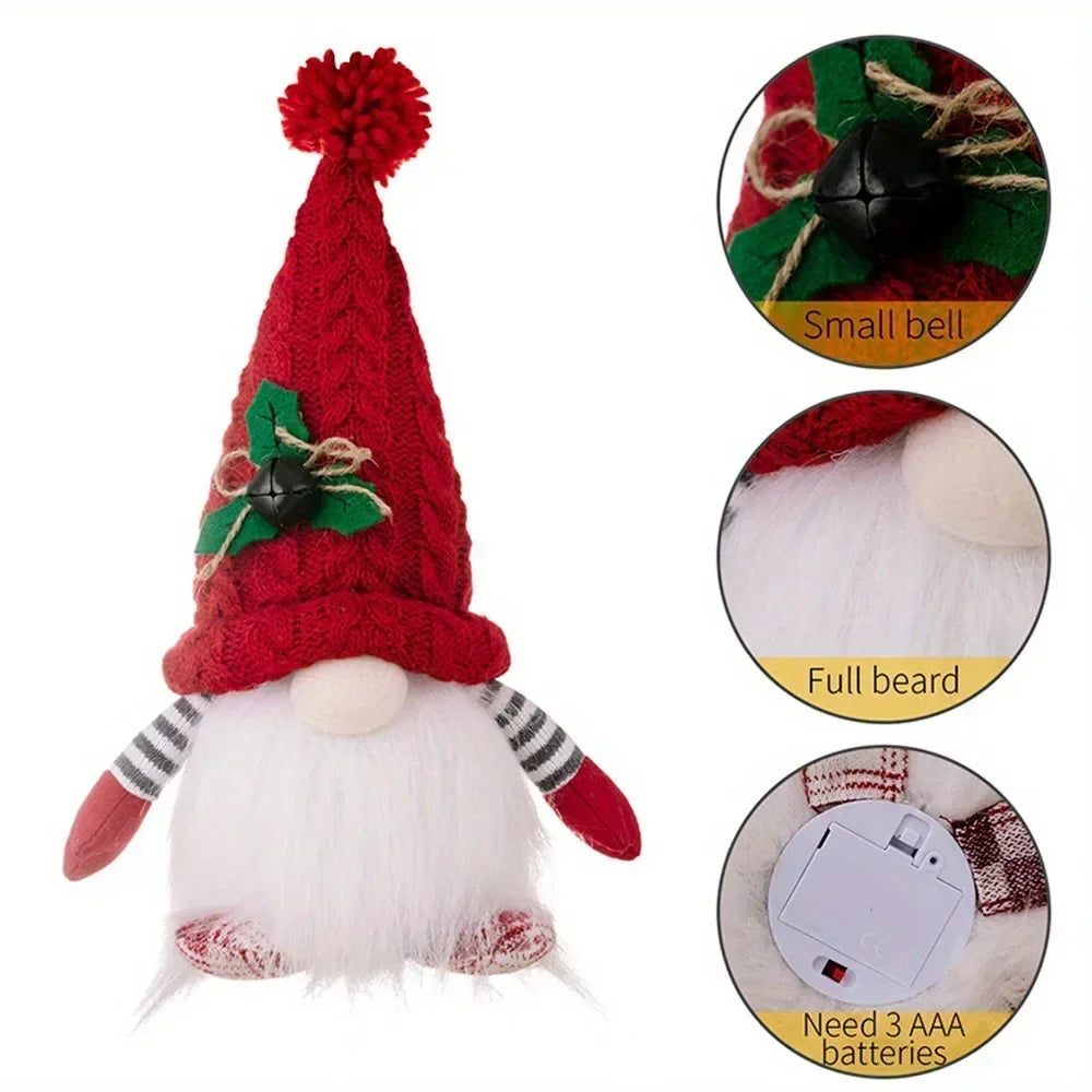 Charming Christmas Gnome Doll Ornament for Festive Decor - Image 10