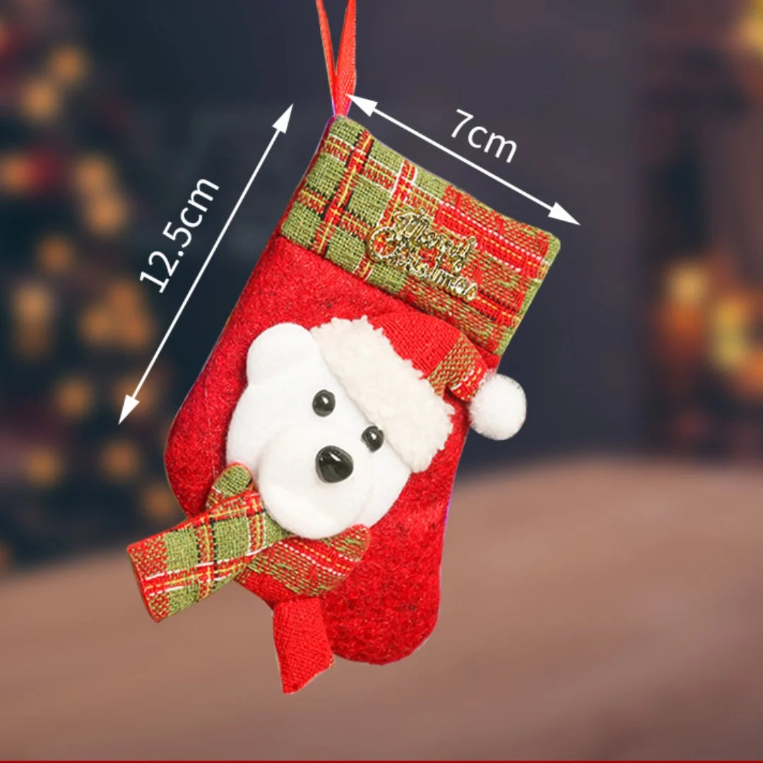 Charming Animal Christmas Stocking & Ornaments - Image 11