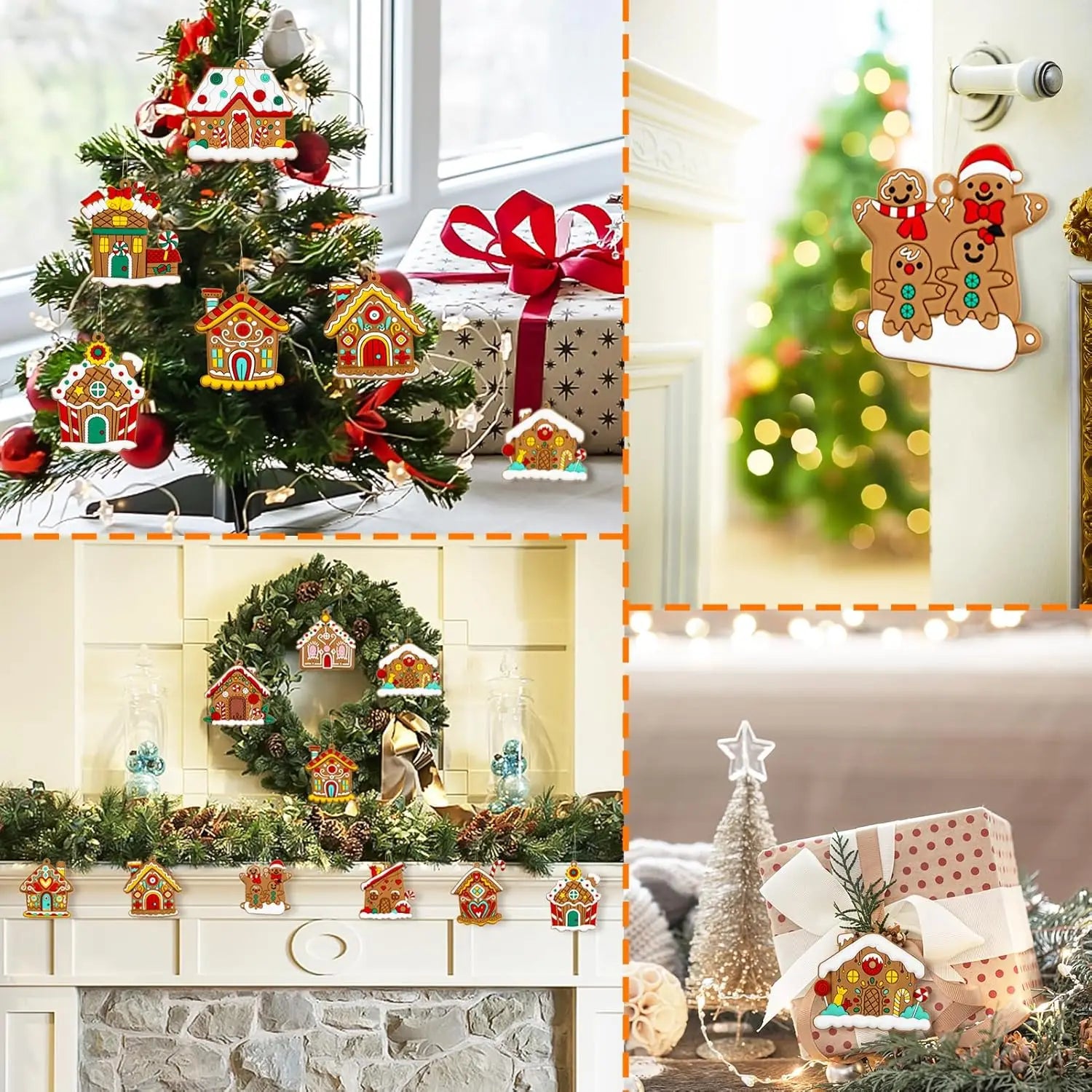 Charming Gingerbread Man Christmas Tree Ornaments - Image 10
