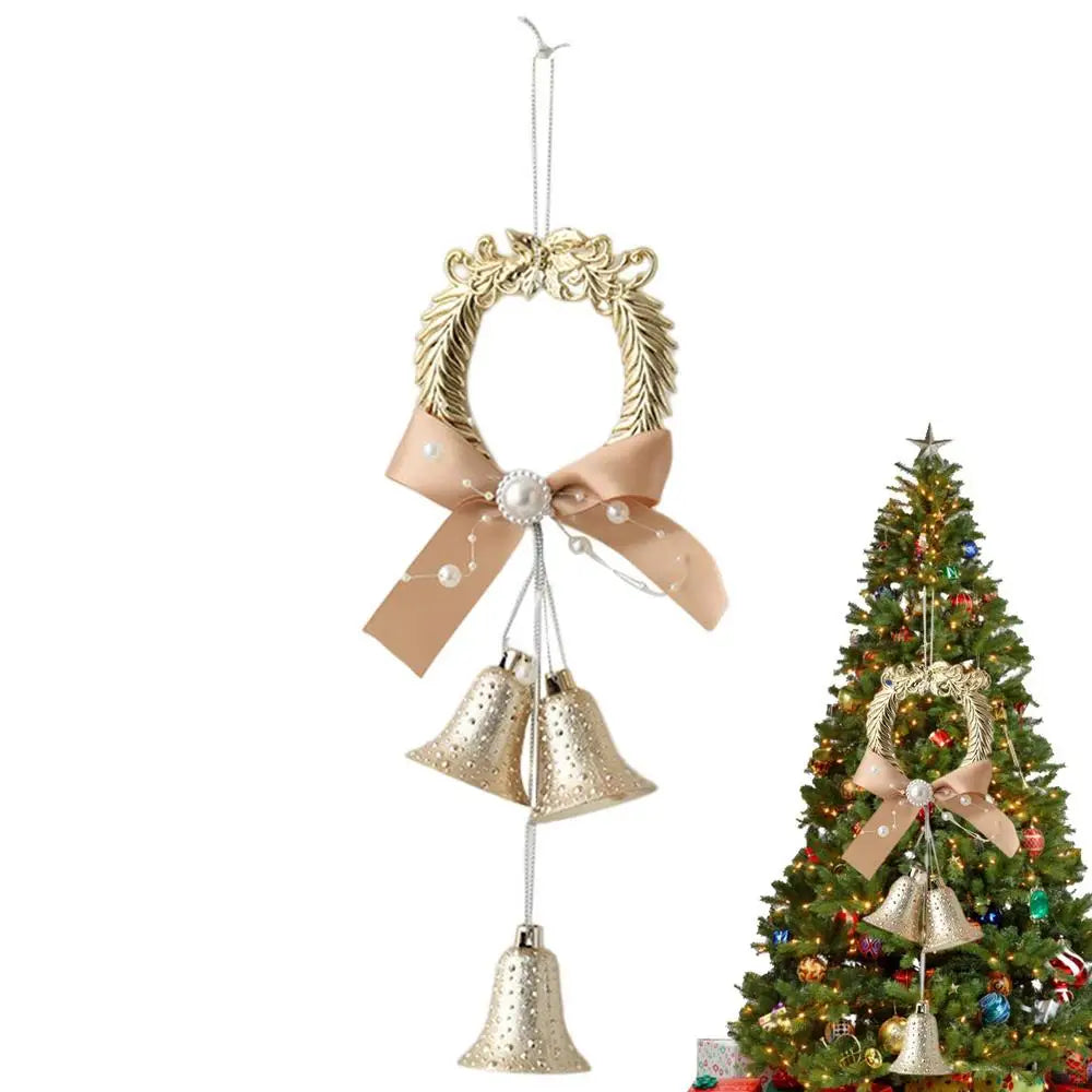 Golden Christmas Bells for Festive Holiday Decor - Image 31