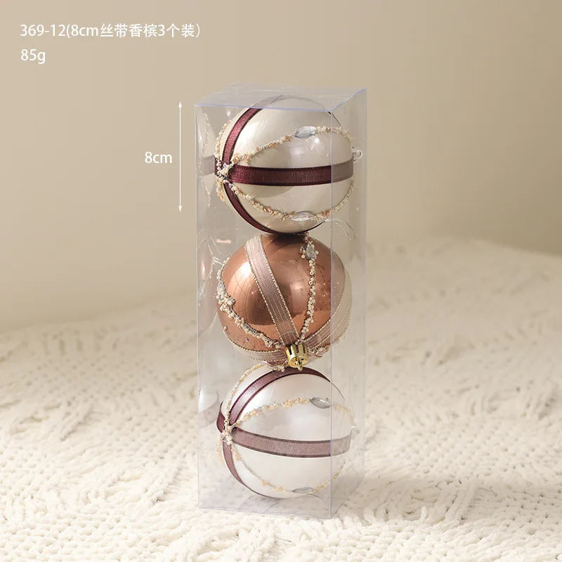 Sparkling Champagne Christmas Balls for Festive Decor - Image 16