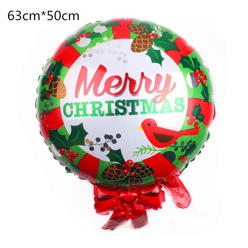 Festive Foil Balloons: Santa, Snowman & More! - Image 41