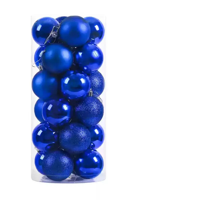 Colorful Glitter Christmas Tree Baubles - Festive Decor - Image 19