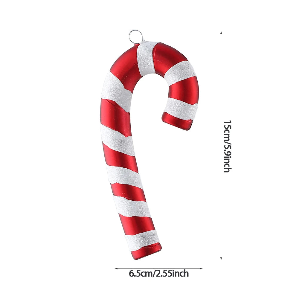 Festive Large Candy Cane Christmas Tree Ornament - Image 8