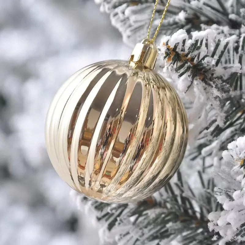 36 Colorful Glitter Christmas Balls for Festive Decor - Image 41