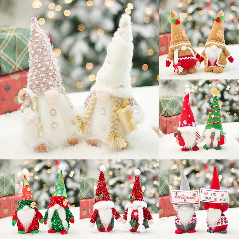 Charming Faceless Gnome Christmas Home Decor - Image 28