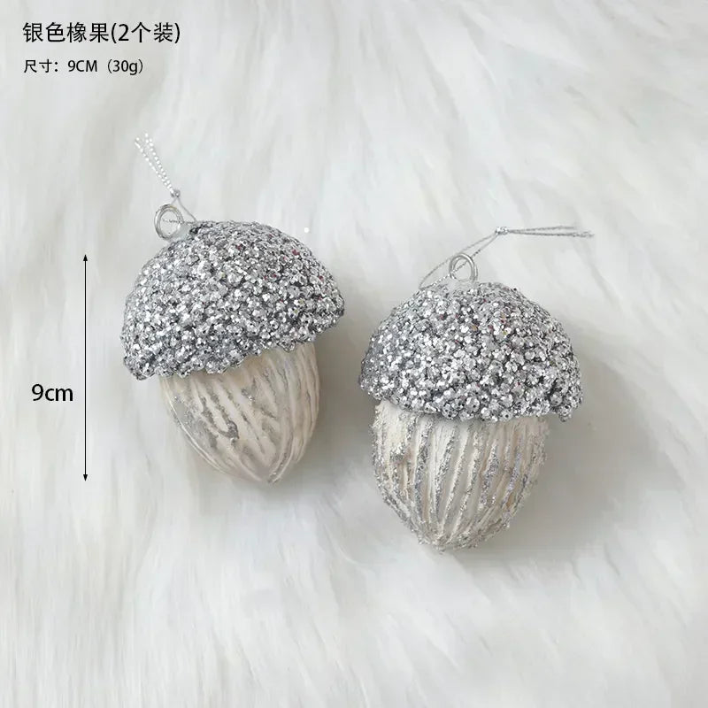 Elegant Champagne Bauble Ornaments for Christmas Decor - Image 5