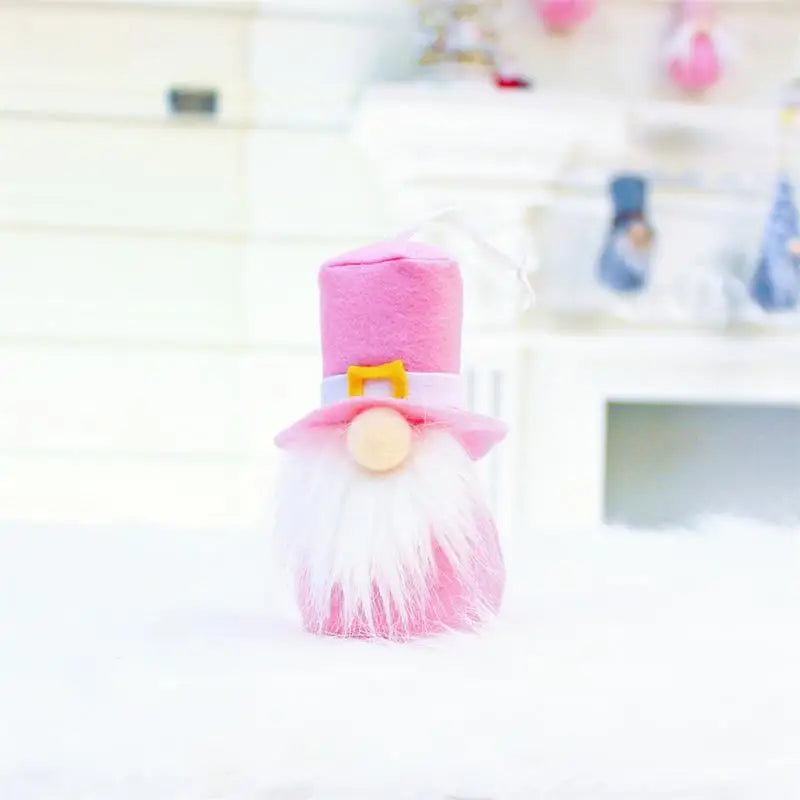 Festive Swedish Gnome Plush Tree Ornaments - Image 3