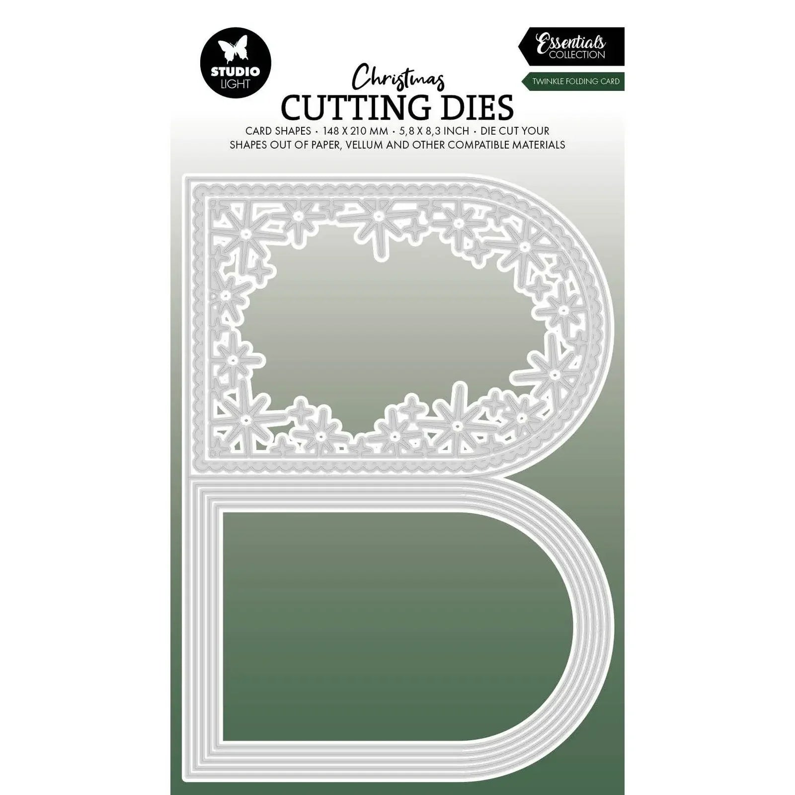Festive Poinsettia Metal Cutting Dies for Christmas Crafts - Image 9