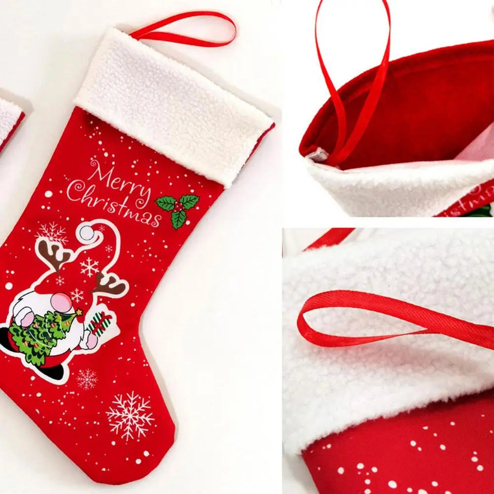 Charming Santa Gnome Christmas Stockings for Festive Cheer - Image 4