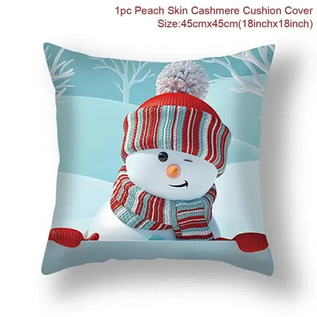 Festive Santa Claus Pillowcases for Cozy Decor - Image 14