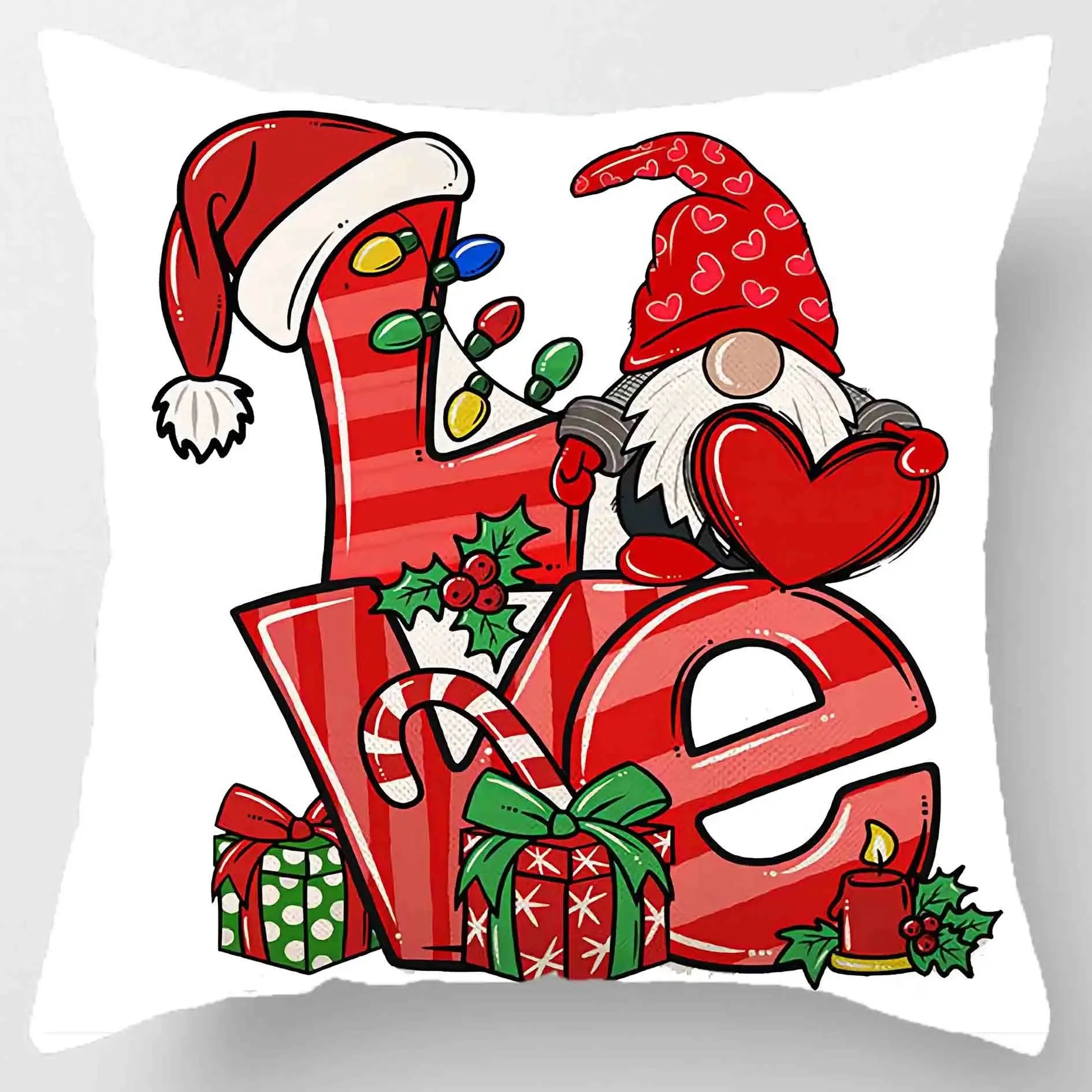 Festive Santa Claus Pillowcases for Cozy Decor - Image 14