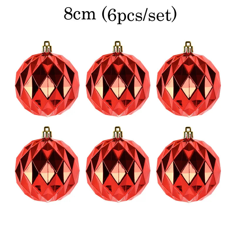 Festive PVC Christmas Tree Ornaments & Decorations - Image 31
