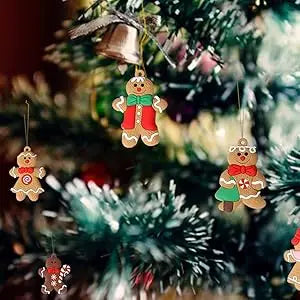 Charming Gingerbread Man Christmas Tree Ornaments - Image 33