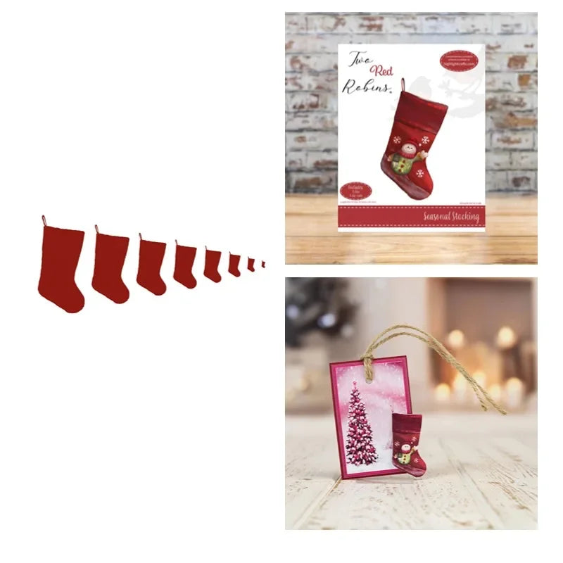 Festive Tree & Snowman Metal Die Set - Image 6