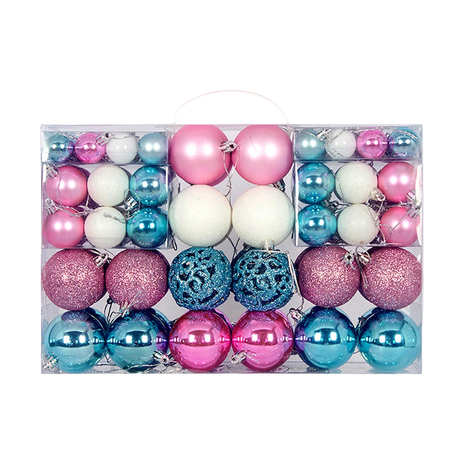 100 Shatterproof Christmas Ball Ornaments - Festive Decor - Image 2