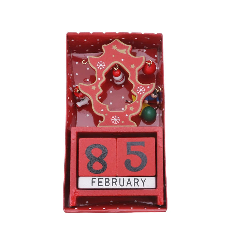 Festive Wooden Countdown Calendar - Santa & Friends - Image 15
