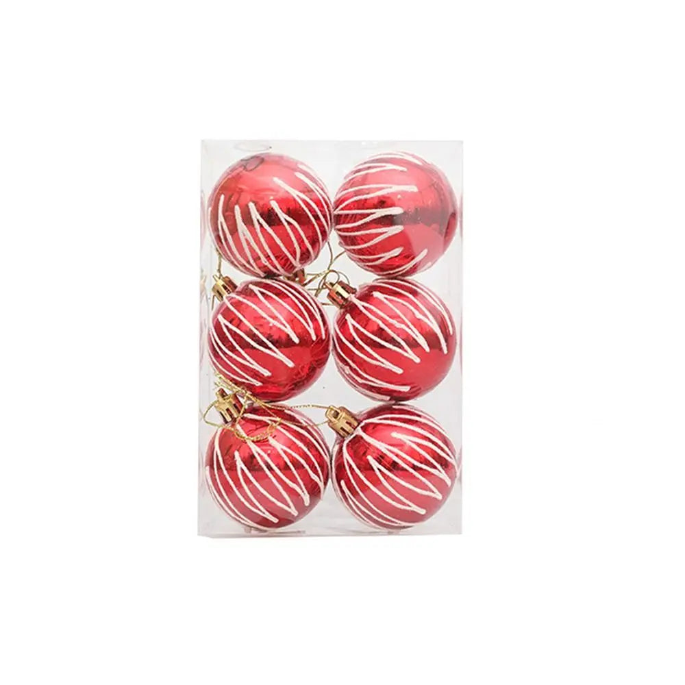 6-Piece Mini Cartoon Christmas Baubles Set - Image 6