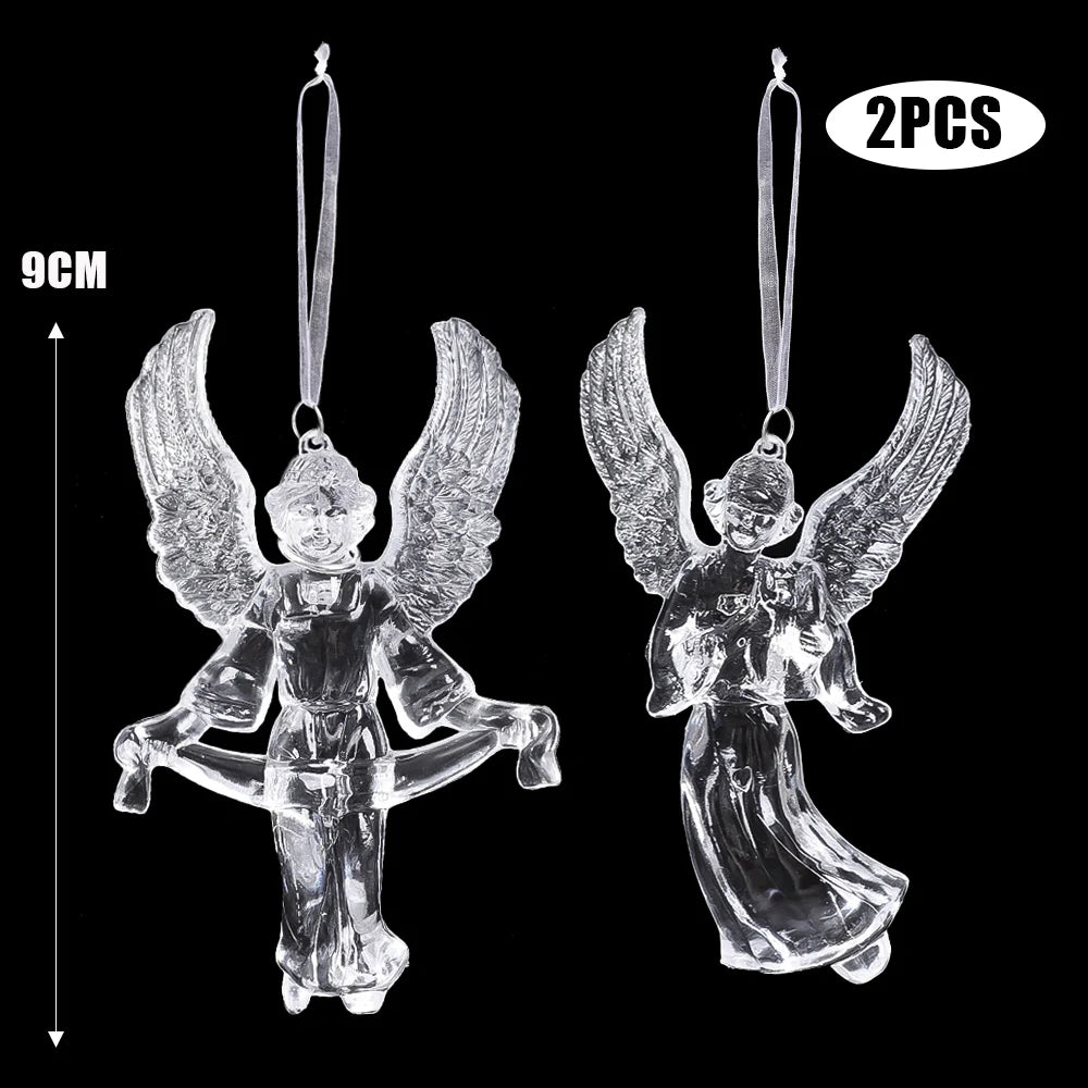 Charming Clear Acrylic Snowflake Icicle Ornaments - Image 19