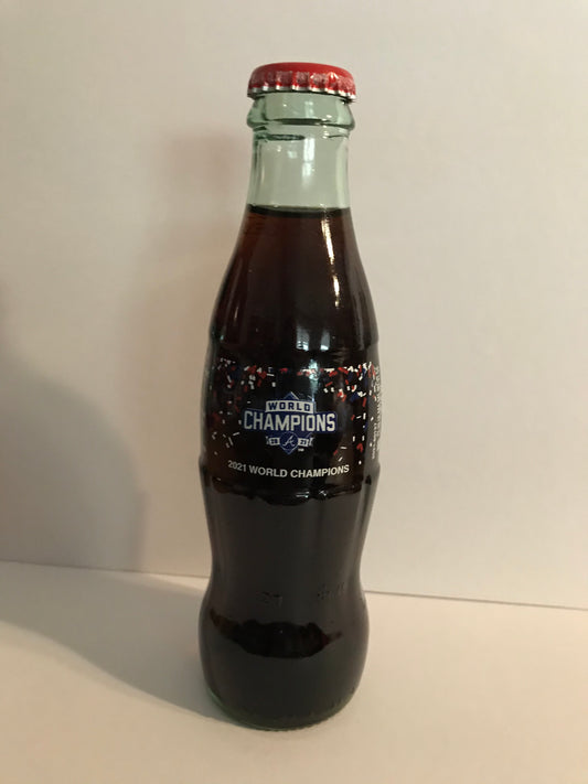 Coca-Cola Commemorative Bottle Atlanta Braves World Series Champs 2021 Coke  MLB