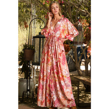 Load image into Gallery viewer, &quot;Garden Florals&quot; V-neck Printed Maxi Dress