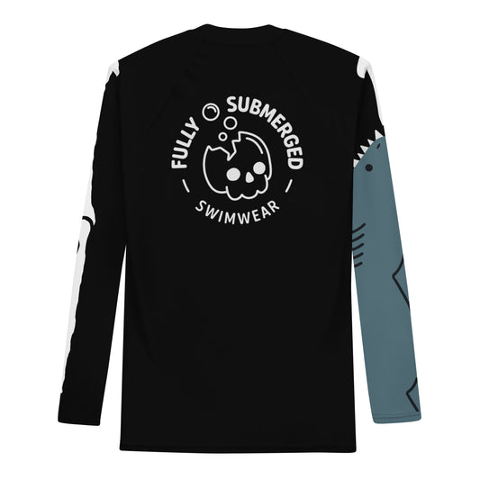 Women's Shark Bite Rash Guard – Fully Submerged Swimwear