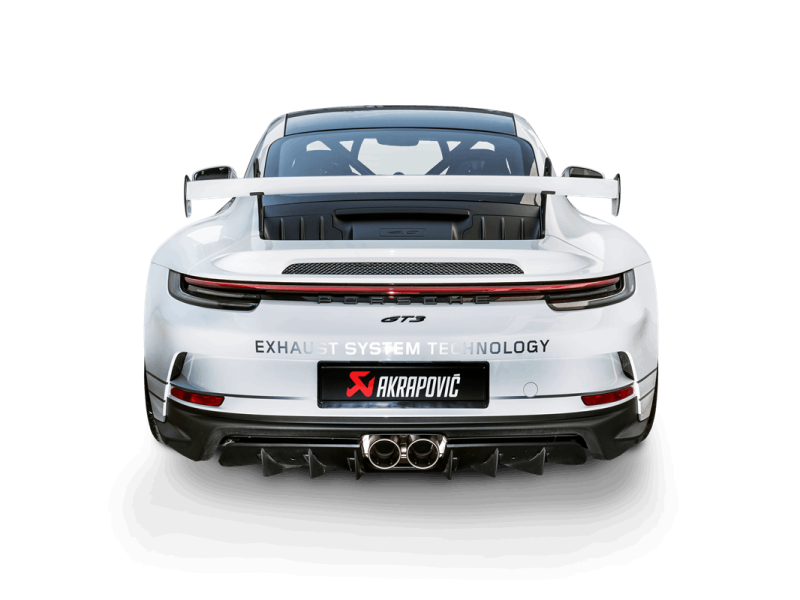 Akrapovic 21-22 Porsche 911 GT3 (992) Slip-On Race Line (Titanium) w/Titanium Tips