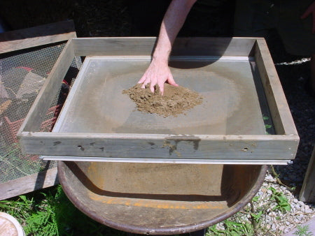 Pottery Clay Sifting