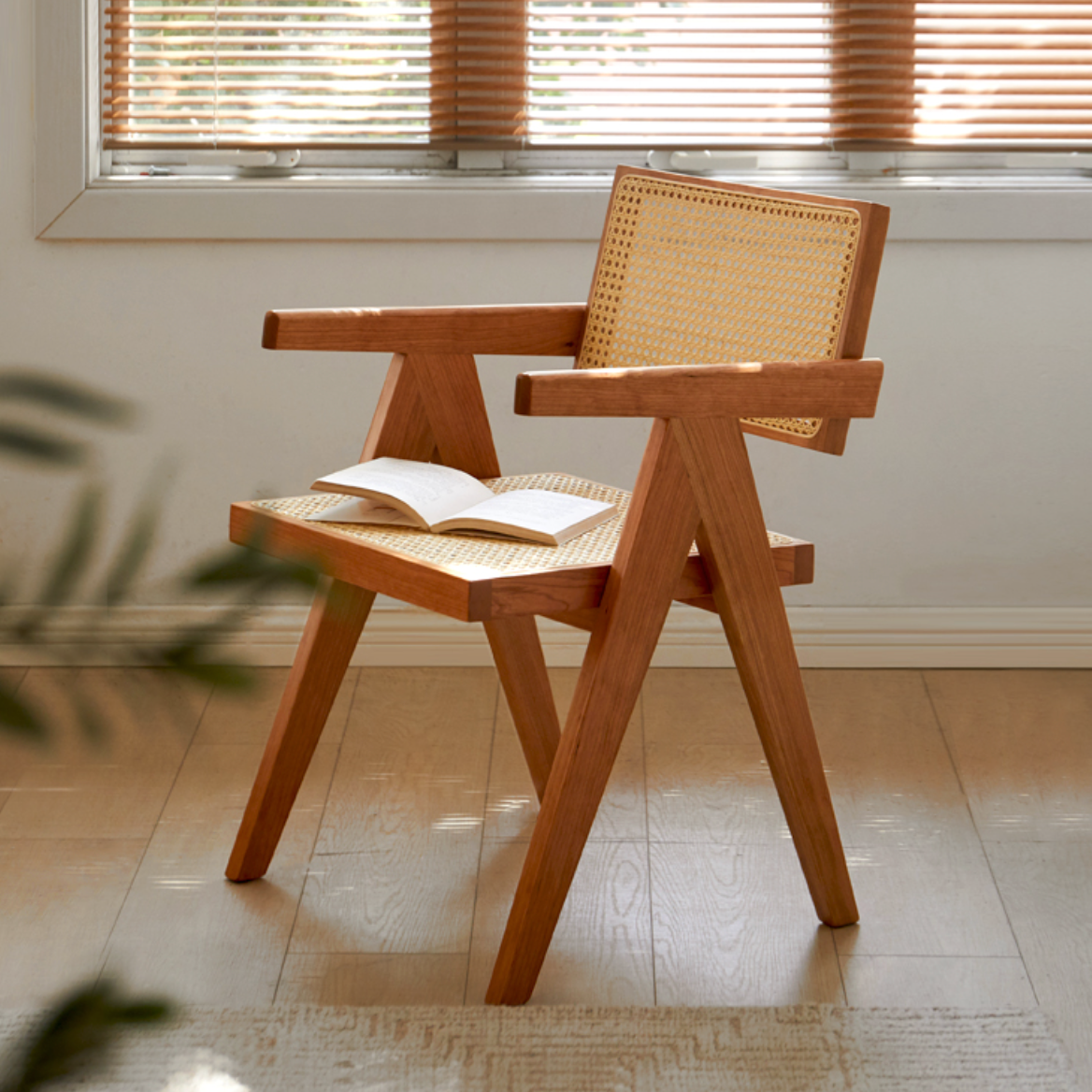 atticus solid wood side chair