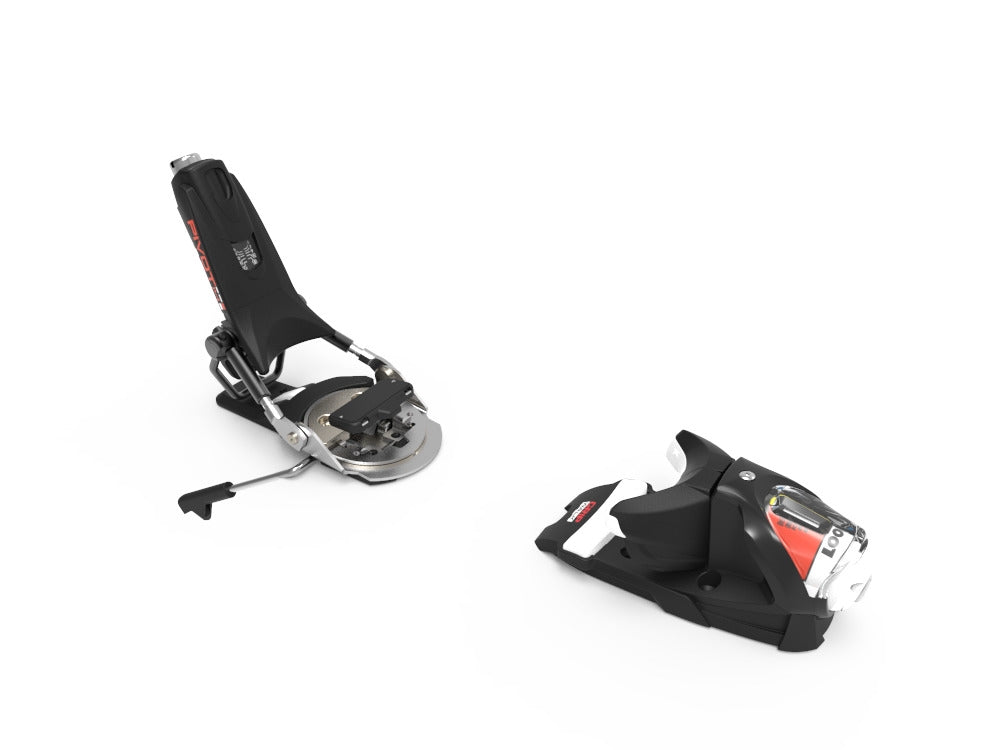 Freestyle mogul ski binding - the Look Pivot 18 in Black with a