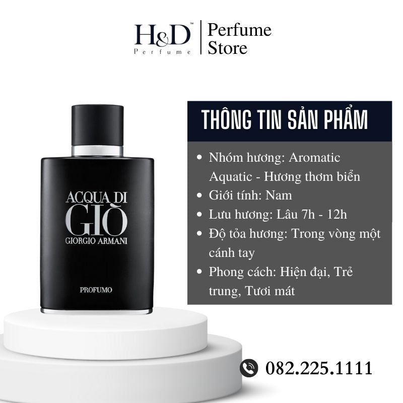 Nước Hoa Nam Giorgio Armani Acqua Di Gio Profumo Pour Homme EDP 125ml –  hdperfume