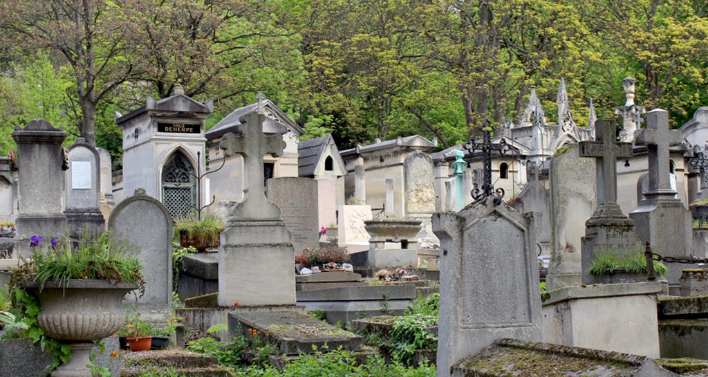 Pere Lachaise Cemetary in Paris, France