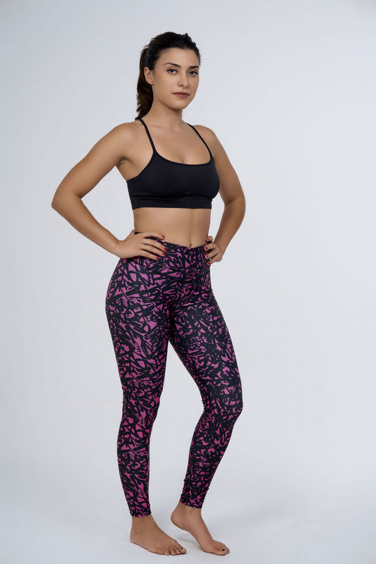 Marcas Moda Fashion Legging Impressão Fitness Leggins Slim Sexy Legins Alta  Cintura Leggings Mulher Calças 201109 De $49,2