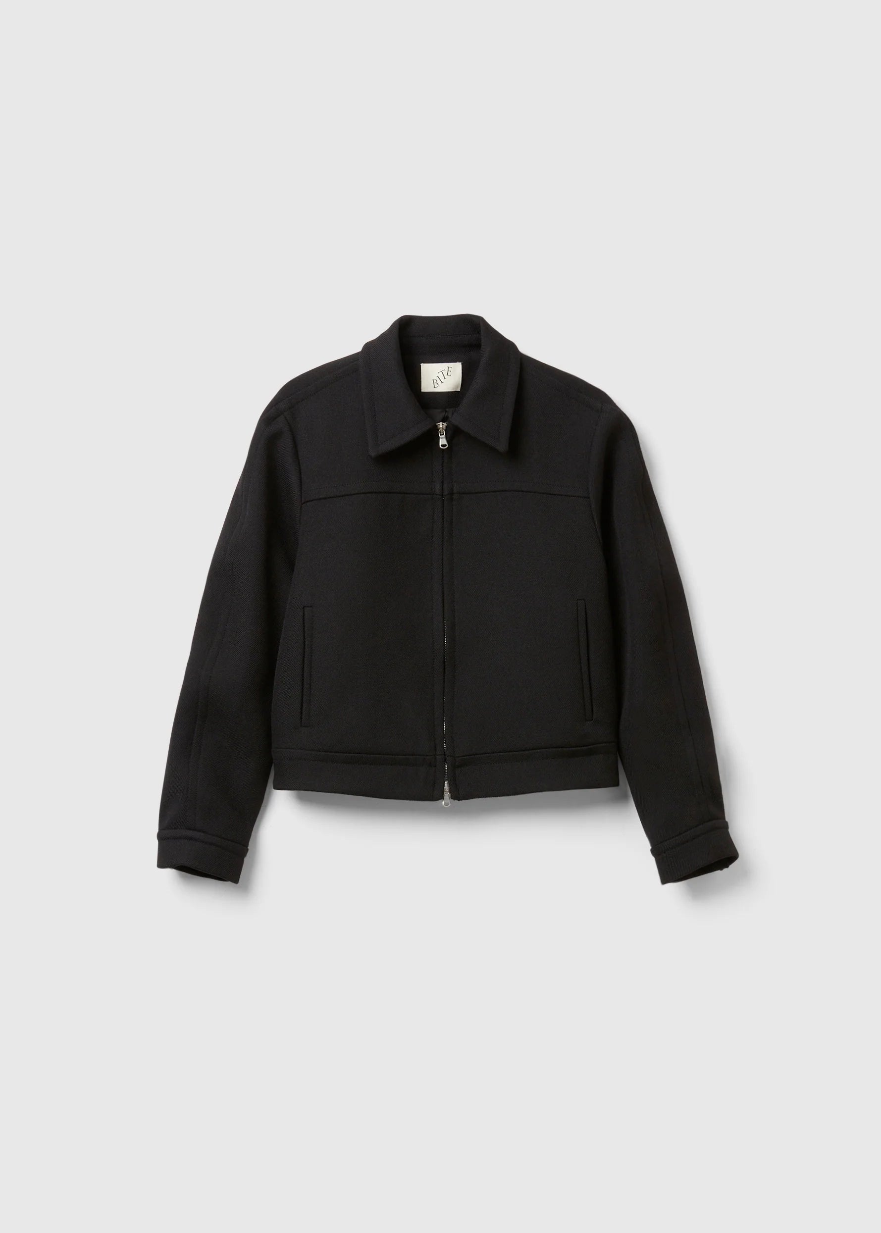 Bite Studios Tailored Wool Zip Jacket