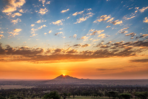 Sunrise over the Serengeti