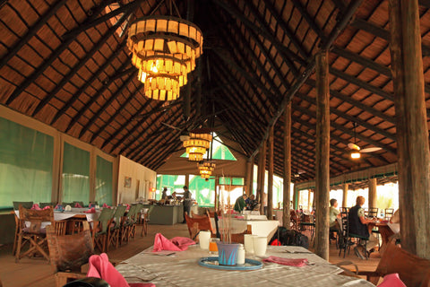 Dining room on safari