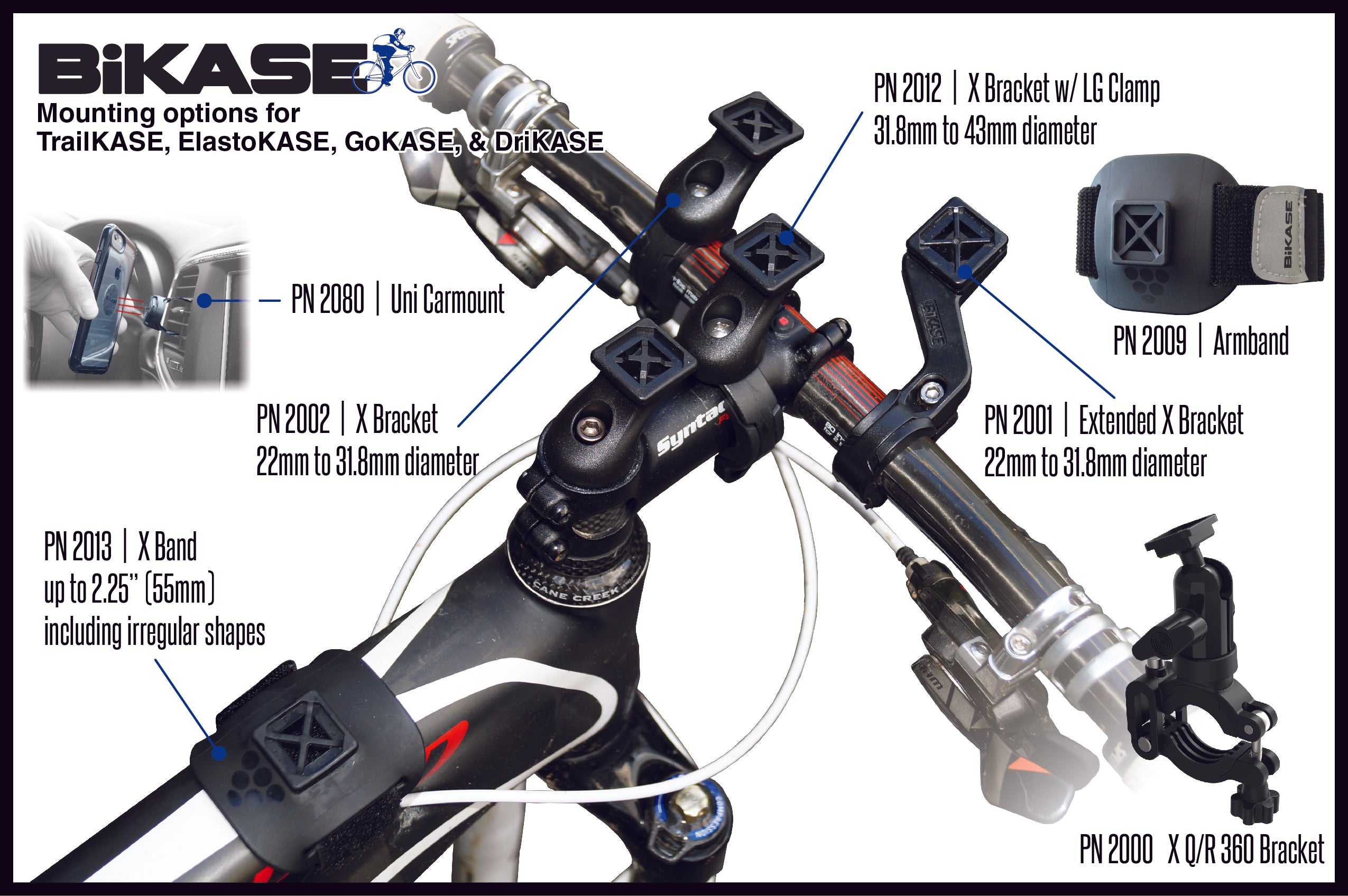 ElastoKASE - Universal phone mount - ANY Phone – BiKASE