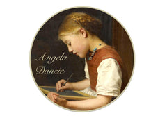 Logo Girl Writing - Dansie Curriculum Design