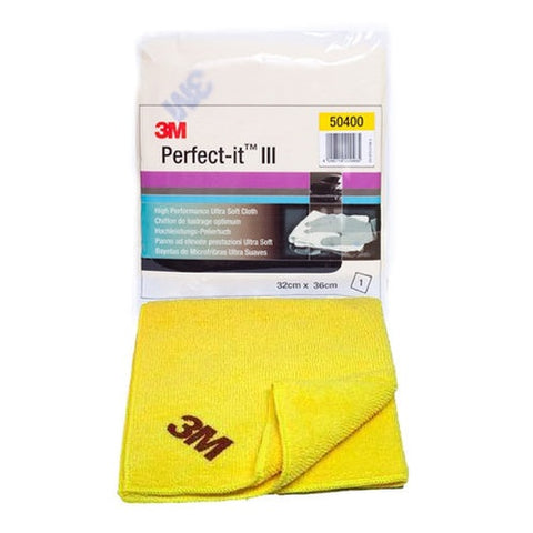 3M Yellow High Performance Ultra Soft Car Cloth - Pakistan