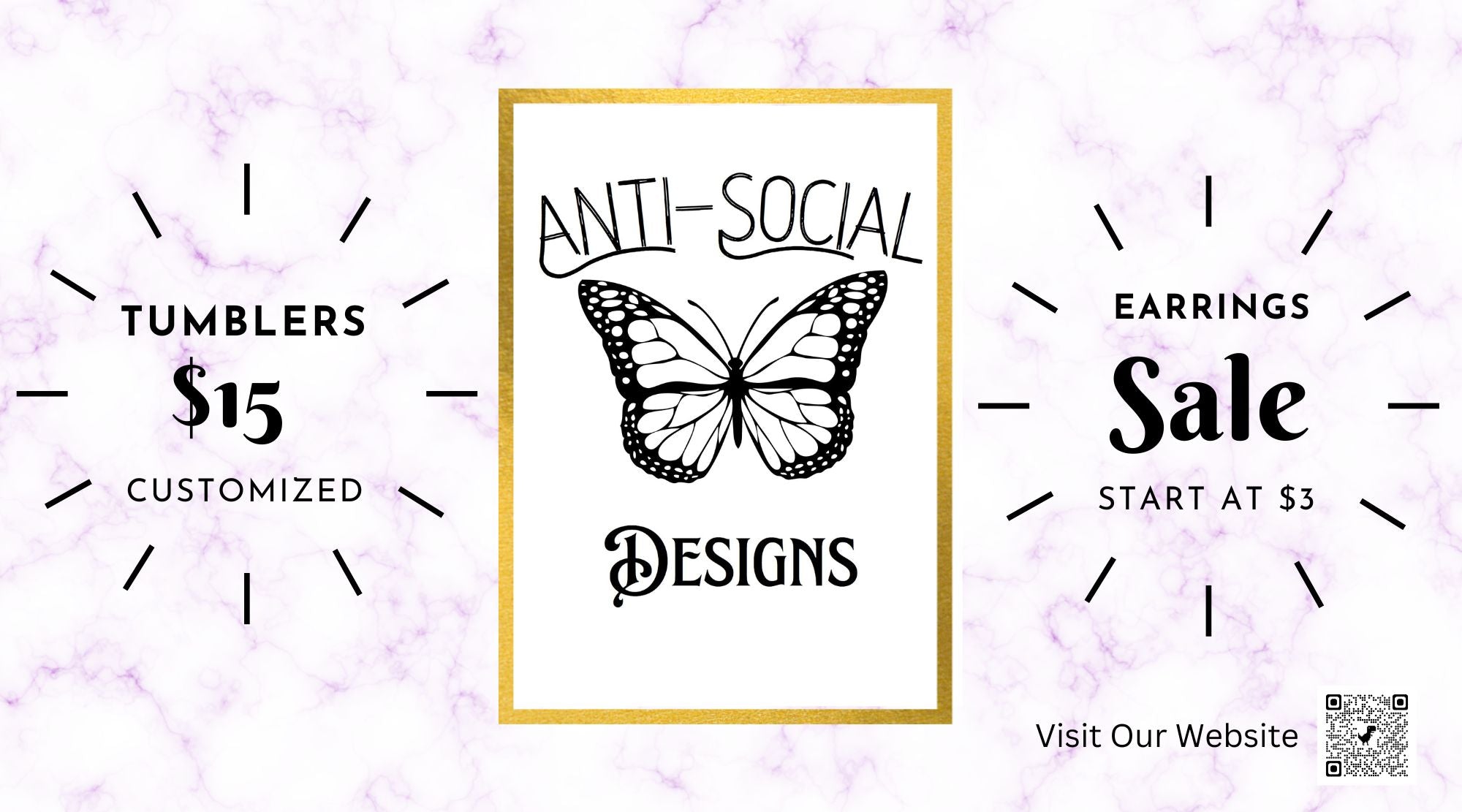 Anti-Social Butterfly Designs