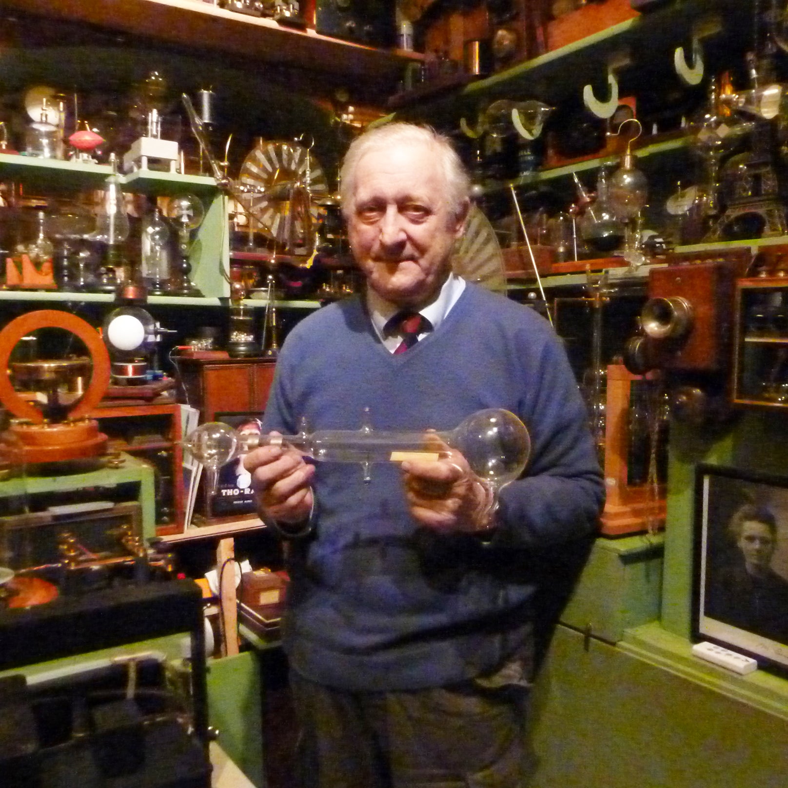 Tony Swift at his Museum of Victorian Science