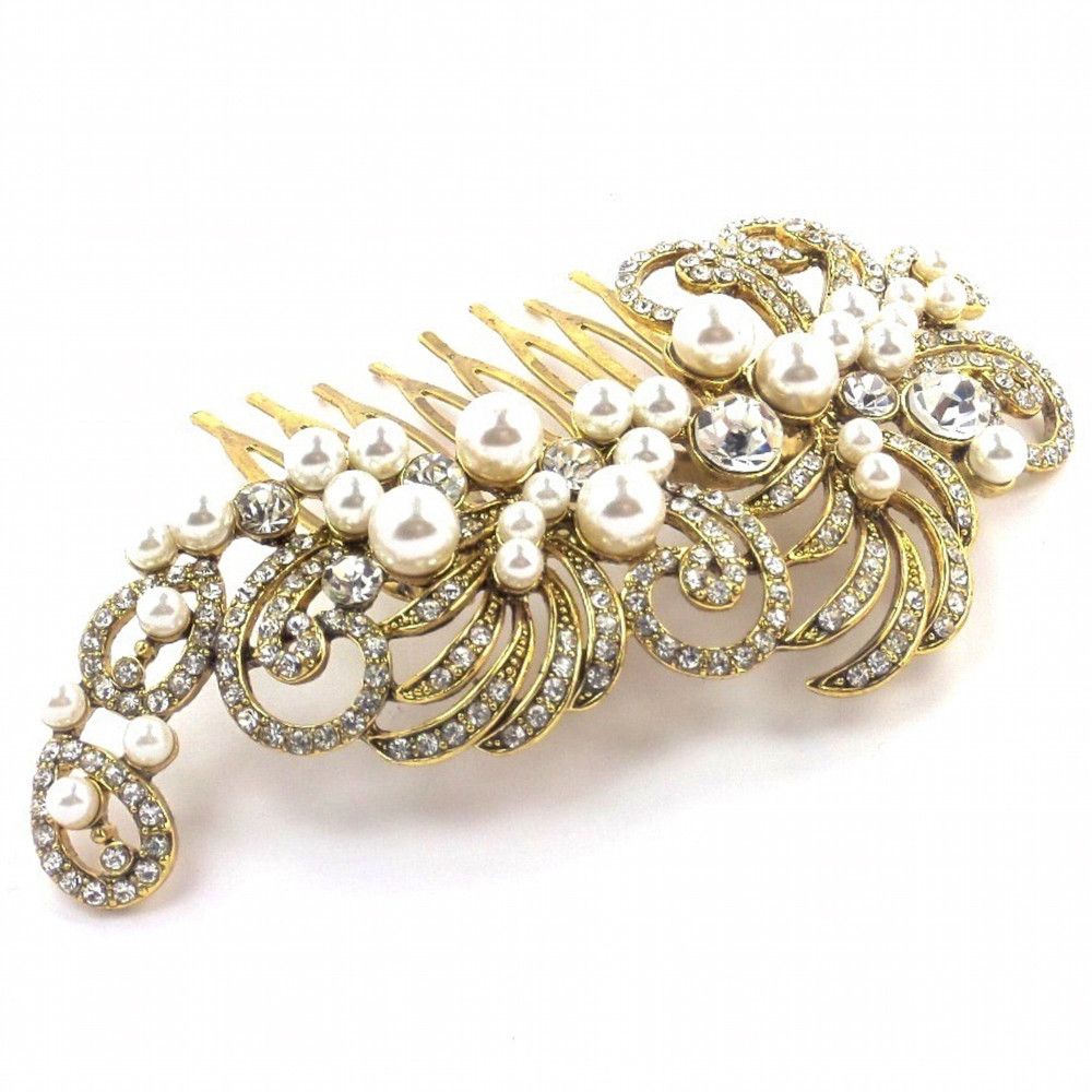 Vintage Bridal Comb 109