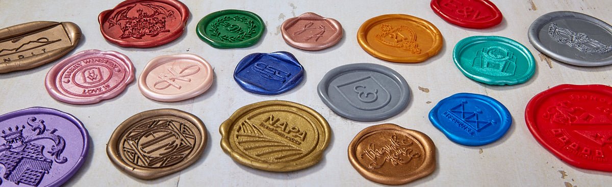 Self Adhesive Custom Symbol Wax Seal Stickers â€“ expertly hand crafted for  you from genuine sealing wax, mailable and flexible and ready to go in the  mail.